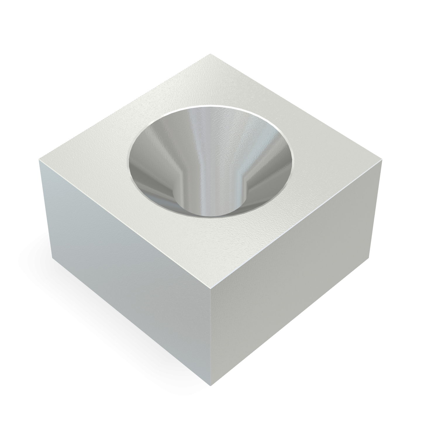 Countersunk Neodymium Block Magnet