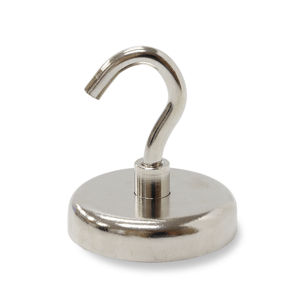 Neodymium Cap Magnet with Hook