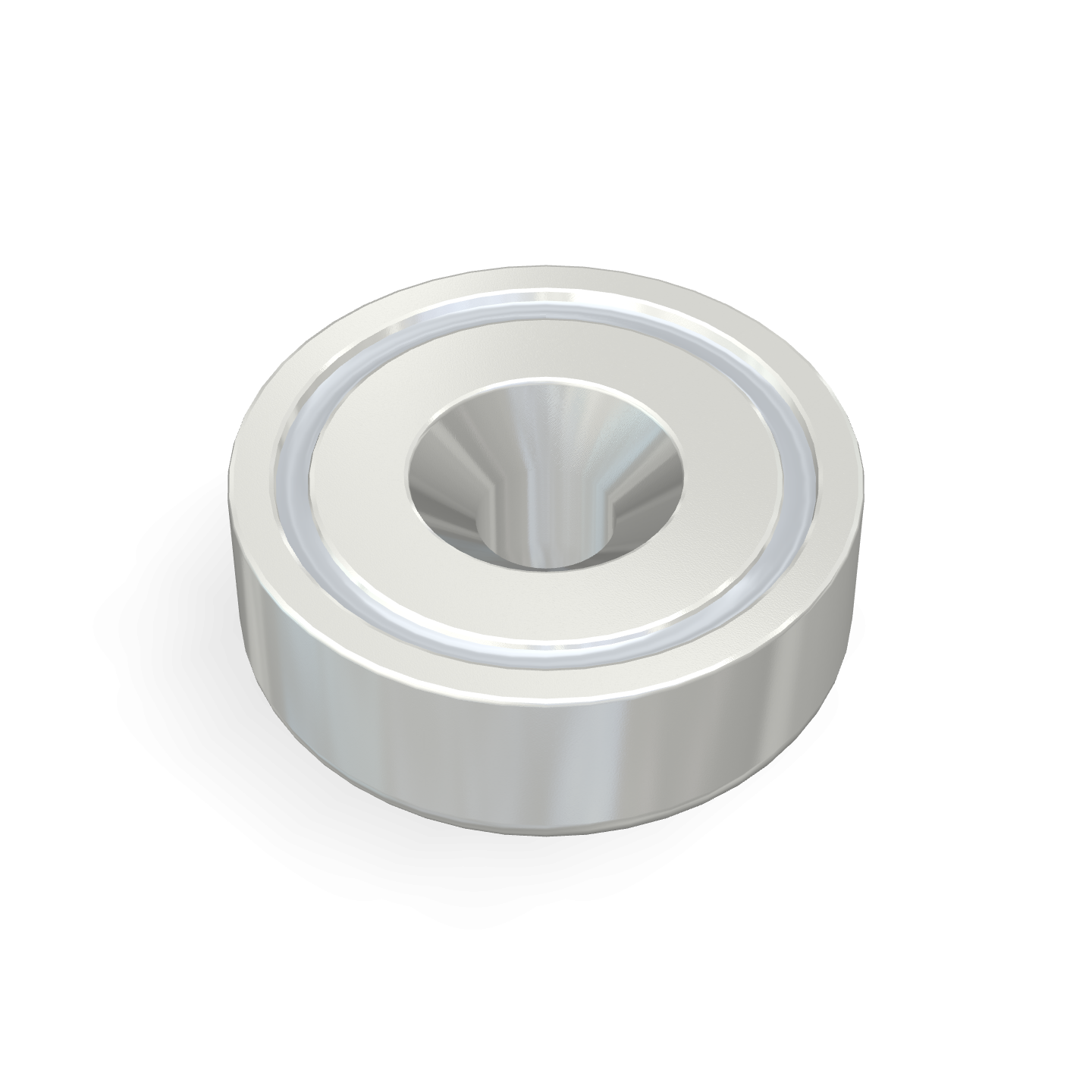 Cap Neodymium Countersunk Ø20mm x Ø4.5mm x 7mm /M4