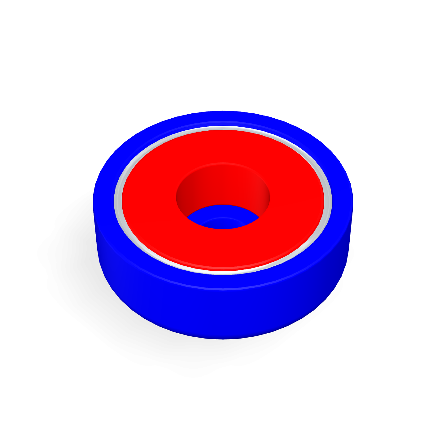 Cap Neodymium Magnet Counterbore Φ25mm x Φ5.5mm x 8mm /M5 NS