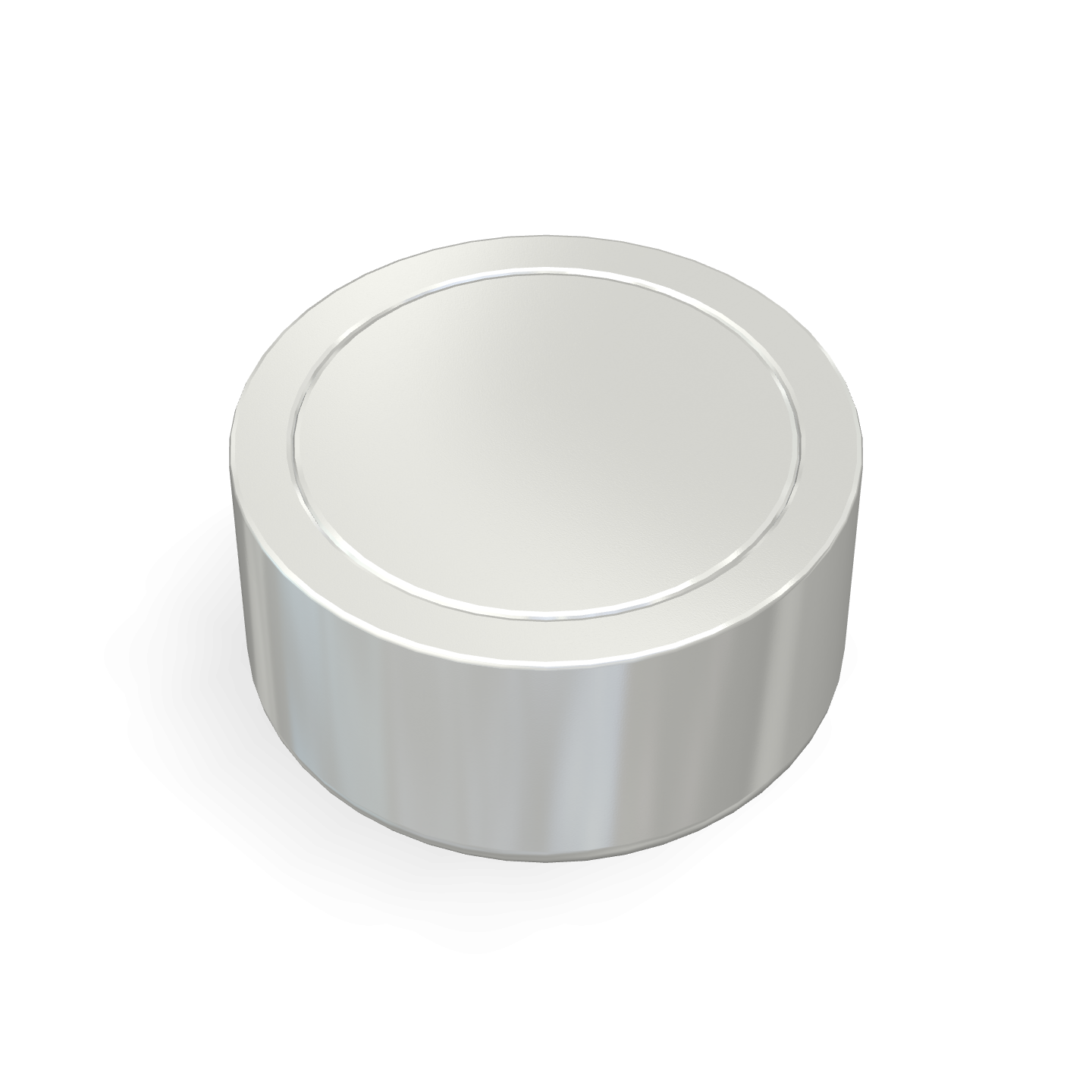 Cap Neodymium Magnet Φ10mm x 5mm 3D