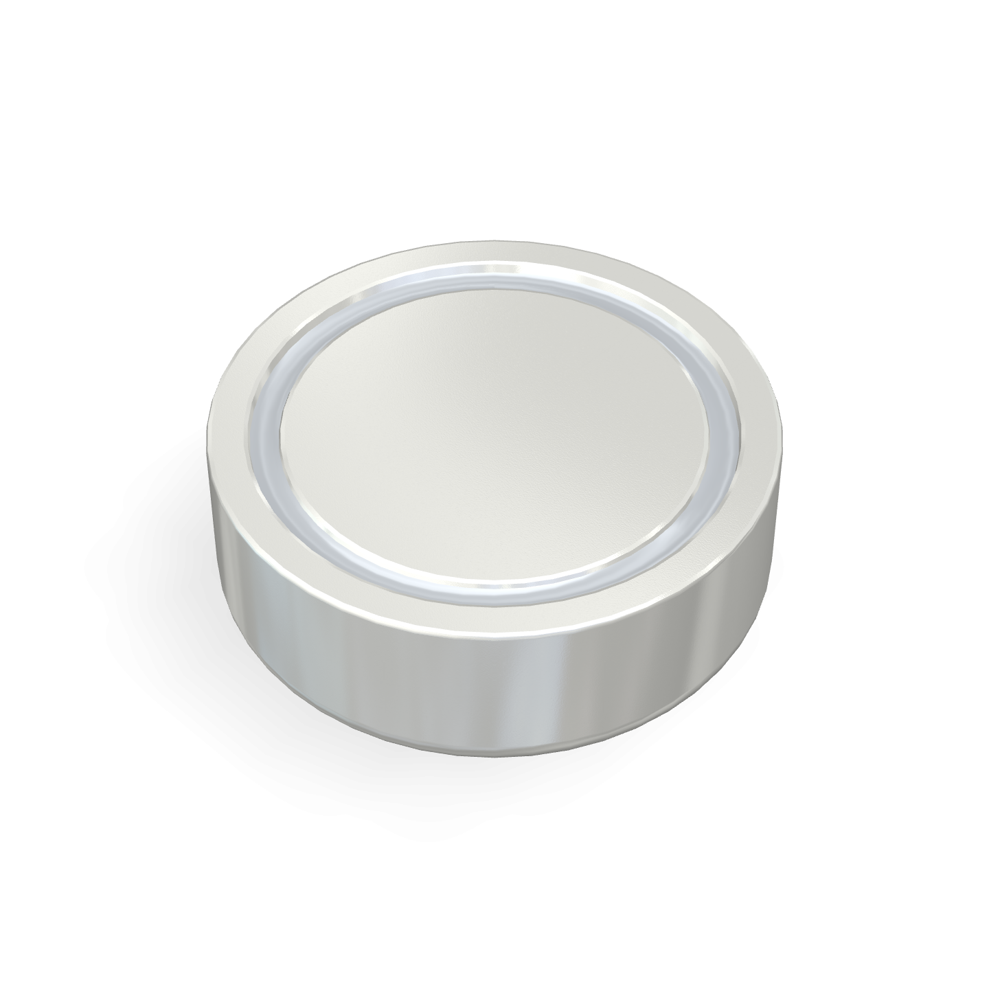 Cap Neodymium Magnet Φ20mm x 7mm 3D