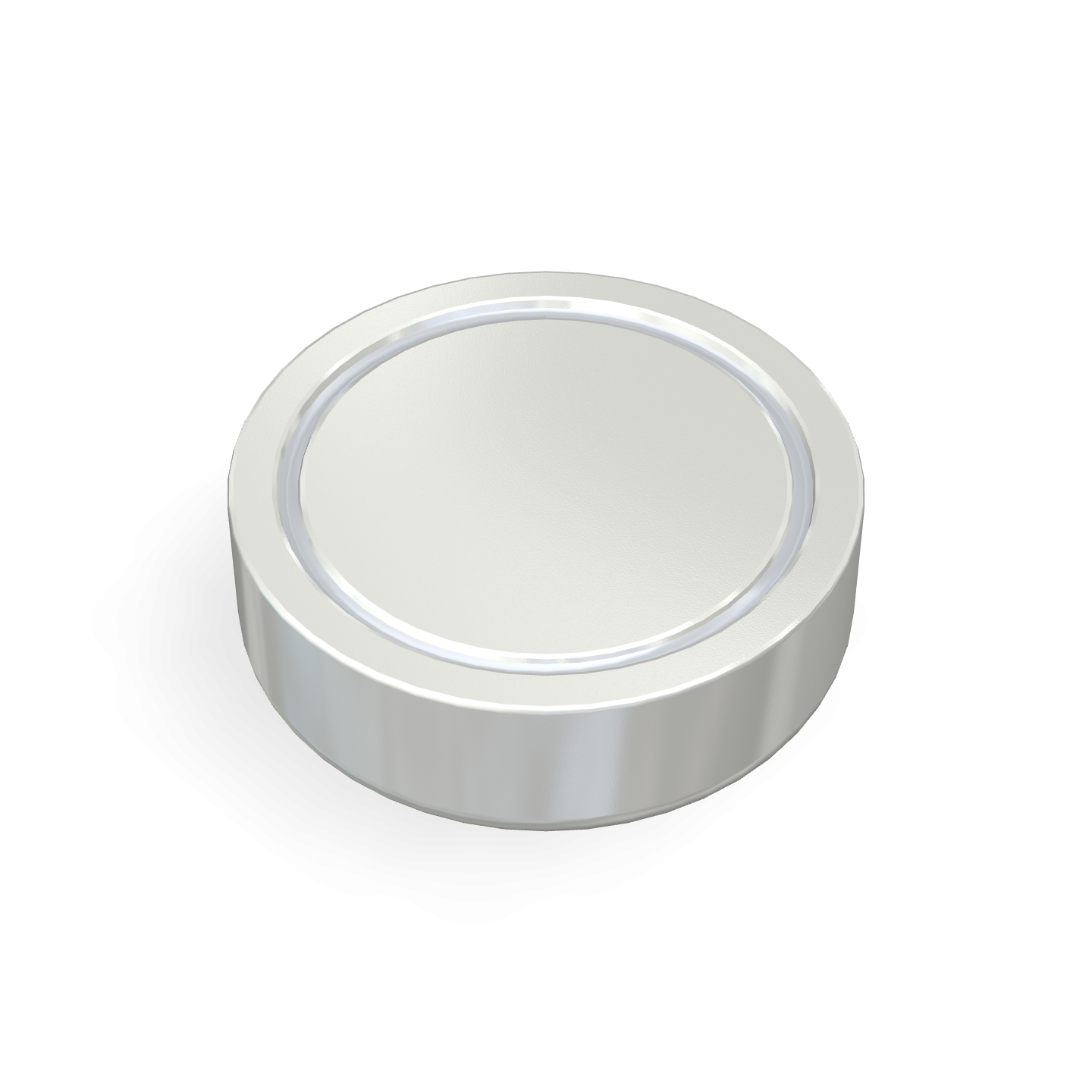 Cap Neodymium Magnet Φ25mm x 8mm 3D