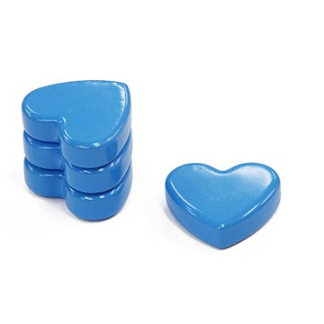 Colour Heart Magnets - 26mmX8mm