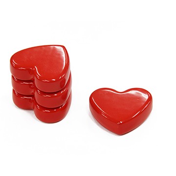 Colour Heart Magnets - 26mmX8mm