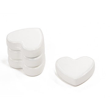 Colour Heart Magnets - 26mmX8mm