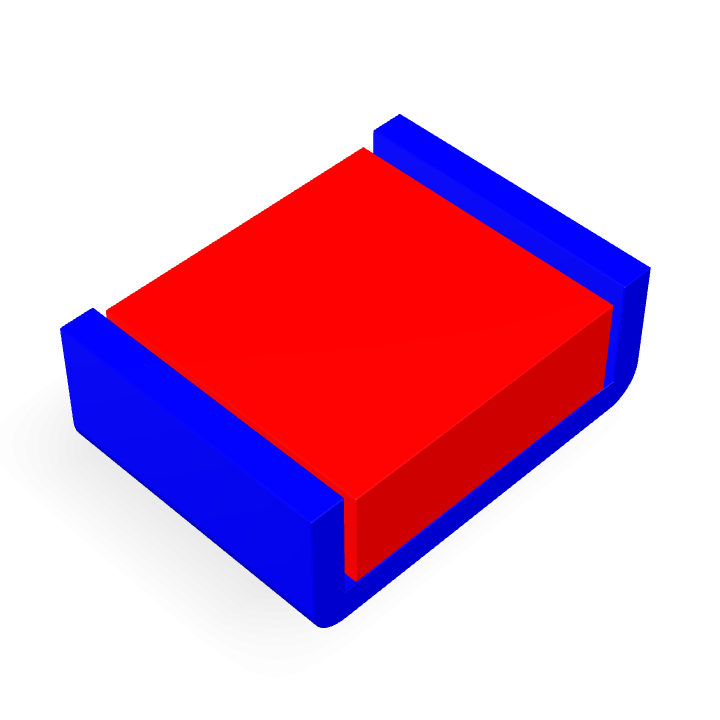 Cap Neodymium Square 10mm x 13.5mm x 5mm