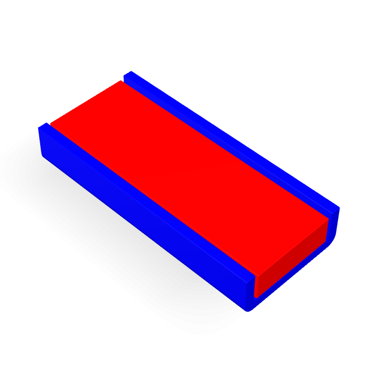 Cap Neodymium Square 30mm x 13.5mm x 5mm