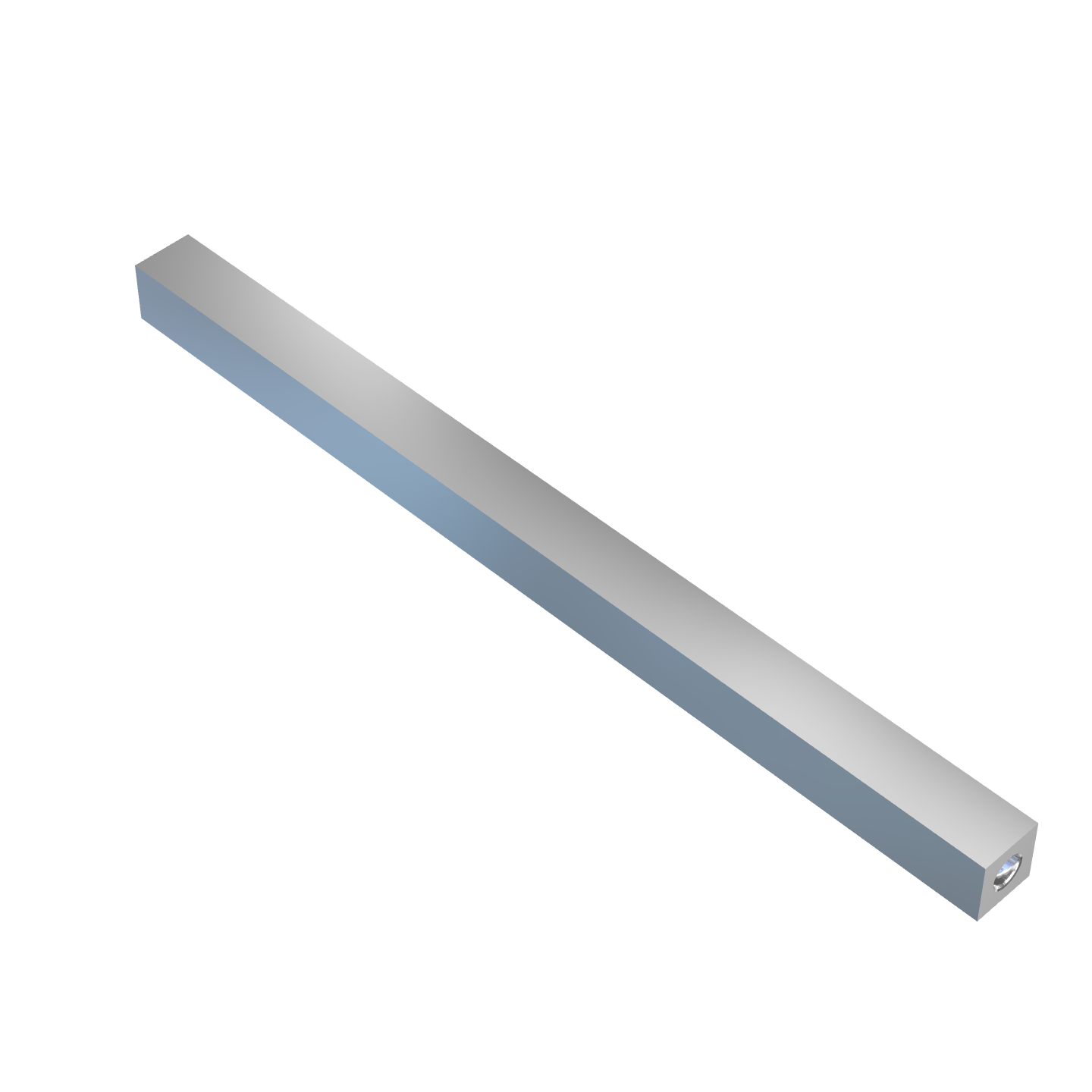 Magnet bar 12.7mm x 12.7mm x 200mm M4