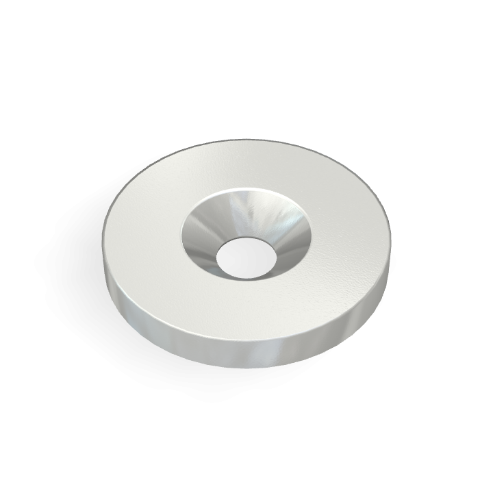 Metal Yoke Countersunk Flat Φ15mm x Φ3.2mm x 2mm /M3