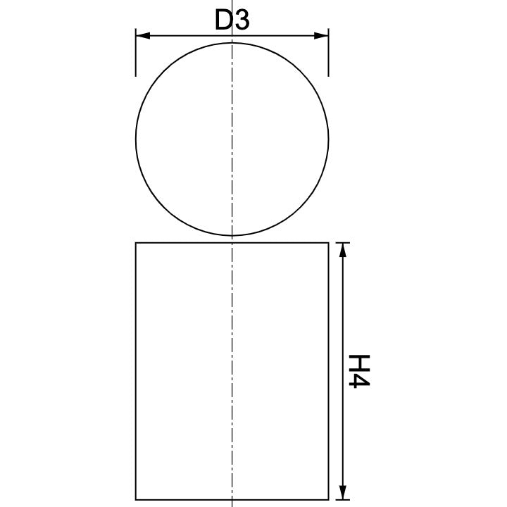 Neodymium Disc Magnet Φ3mm x 4mm