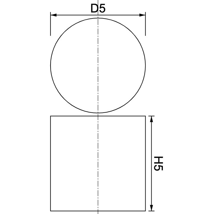 Neodymium Disc Magnet Φ5mm x 5mm