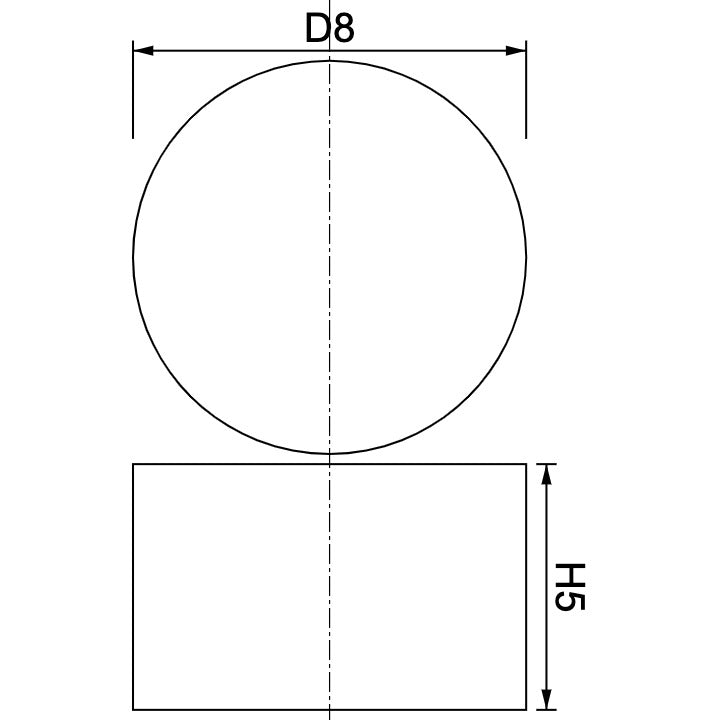 Neodymium Disc Magnet Φ2.0mm x 5mm