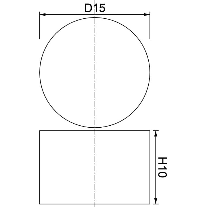 Neodymium Disc Magnet Φ15mm x 10mm