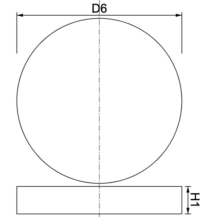 Neodymium Disc Magnet Φ6mm x 1mm