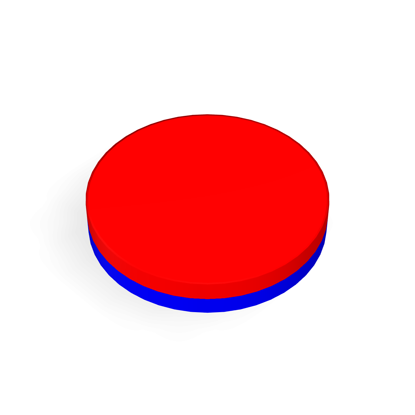 Neodymium Disc Magnet Φ6mm Polarity