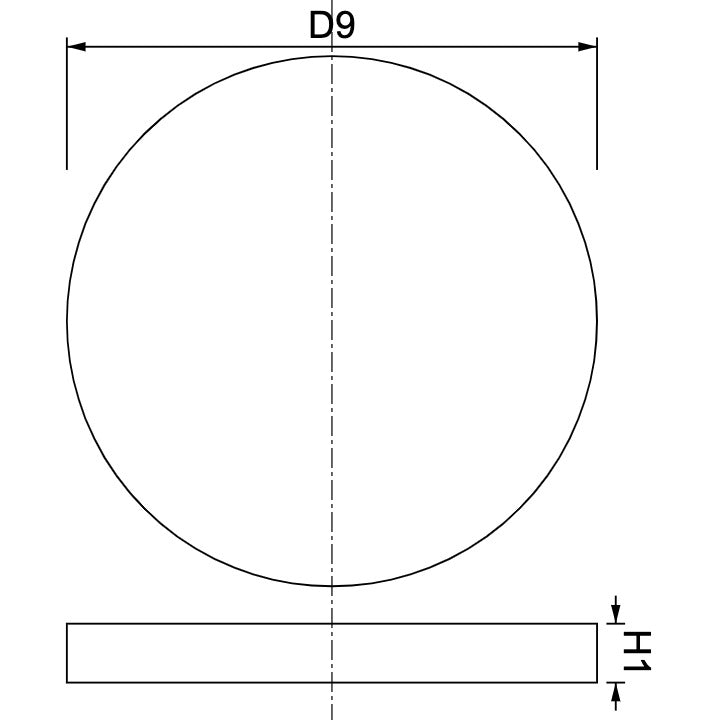 Neodymium Disc Magnet Φ9mm x 1mm