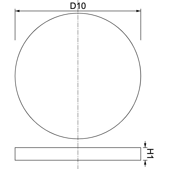 Neodymium Disc Magnet Φ10mm x 1mm