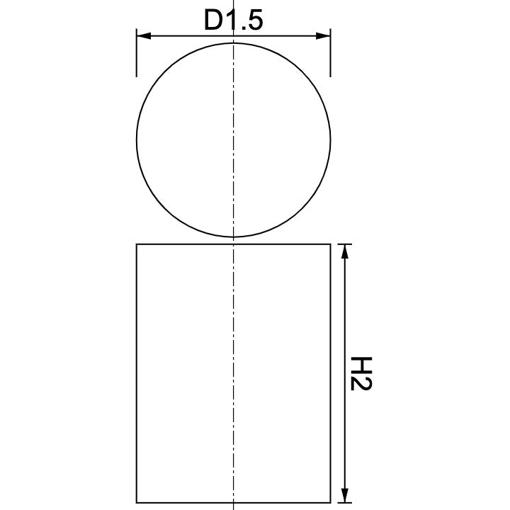 Neodymium Disc Magnet Φ1.5mm x 2mm