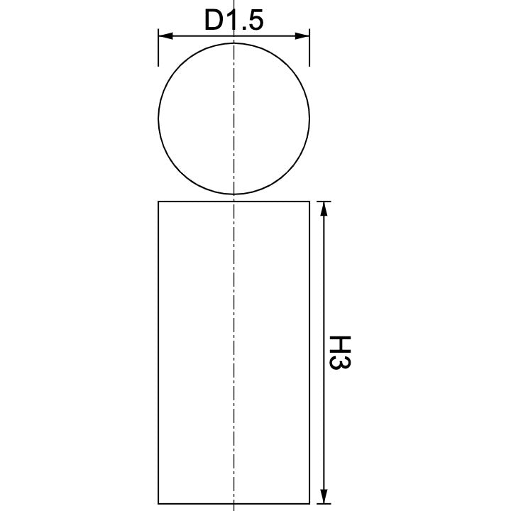 Neodymium Disc Magnet Φ1.5mm x 3mm