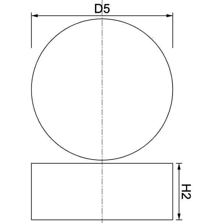 Neodymium Disc Magnet Φ5mm x 2mm