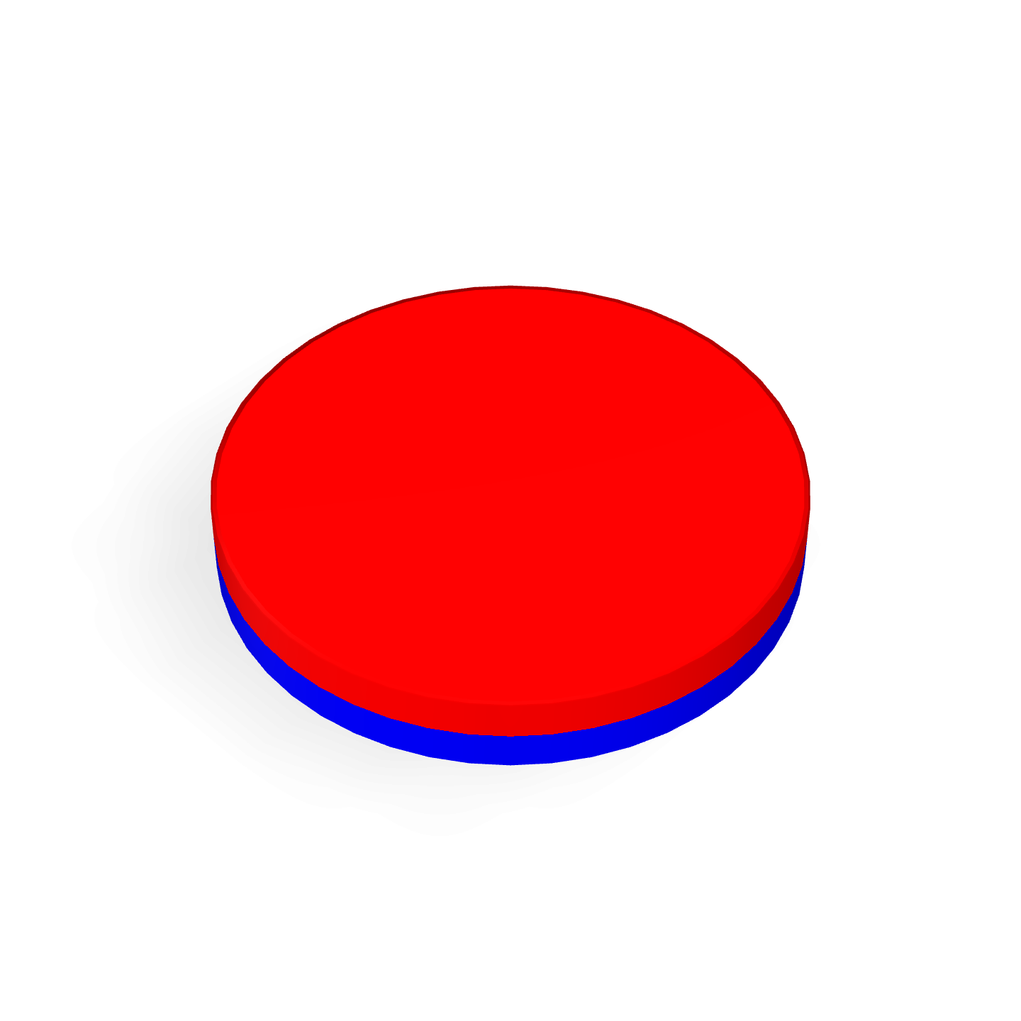 Neodymium Disc Magnet Φ7mm Polarity