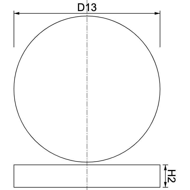 Neodymium Disc Magnet Φ13mm x 2mm