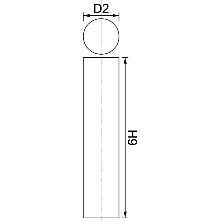 Neodymium Disc Magnet Φ2.0mm x 9mm