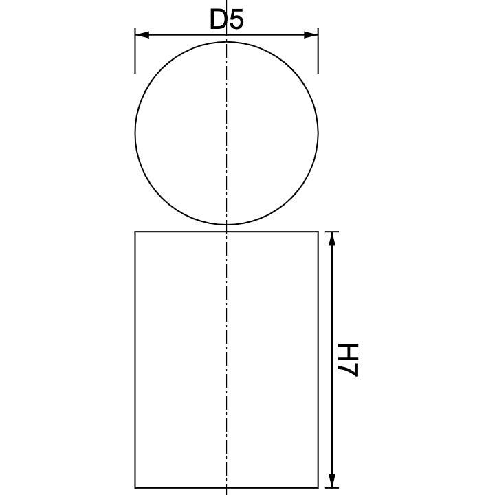 Neodymium Disc Magnet Φ5mm x 7mm