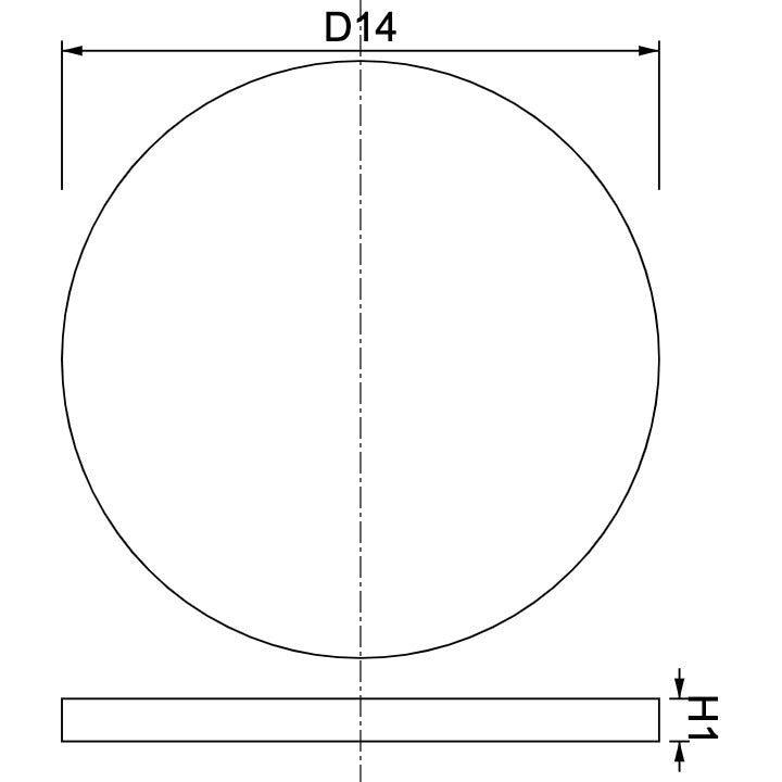 Neodymium Disc Magnet Φ14mm x 1mm