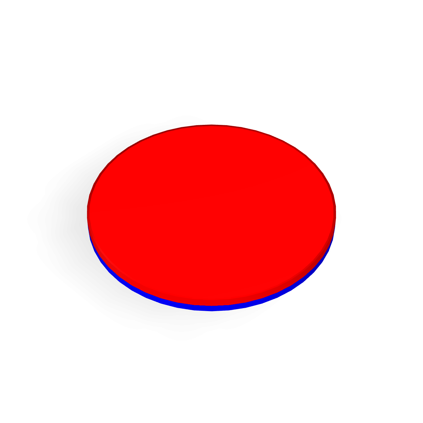 Neodymium Disc Magnet Φ16.0mm Polarity