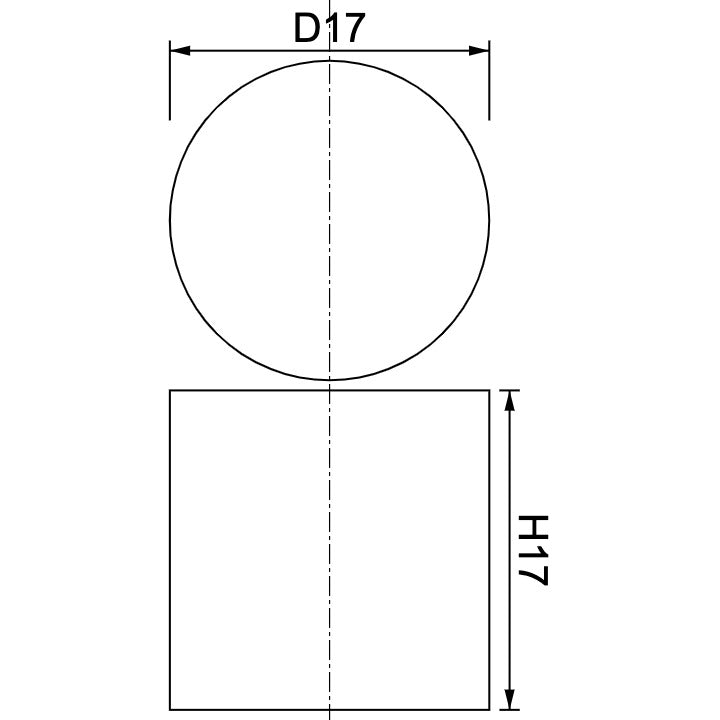 Neodymium Disc Magnet Φ17mm x 17mm