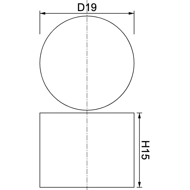 Neodymium Disc Magnet Φ19mm x 15mm