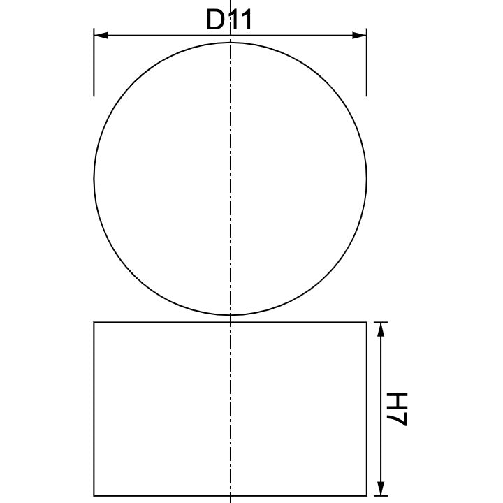 Neodymium Disc Magnet Φ11mm x 7mm