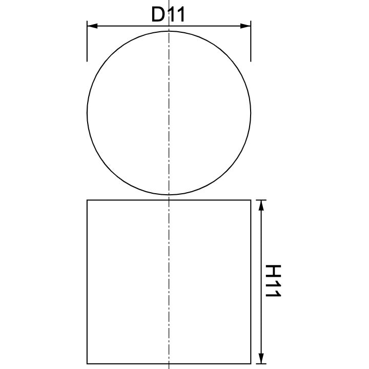 Neodymium Disc Magnet Φ11mm x 11mm