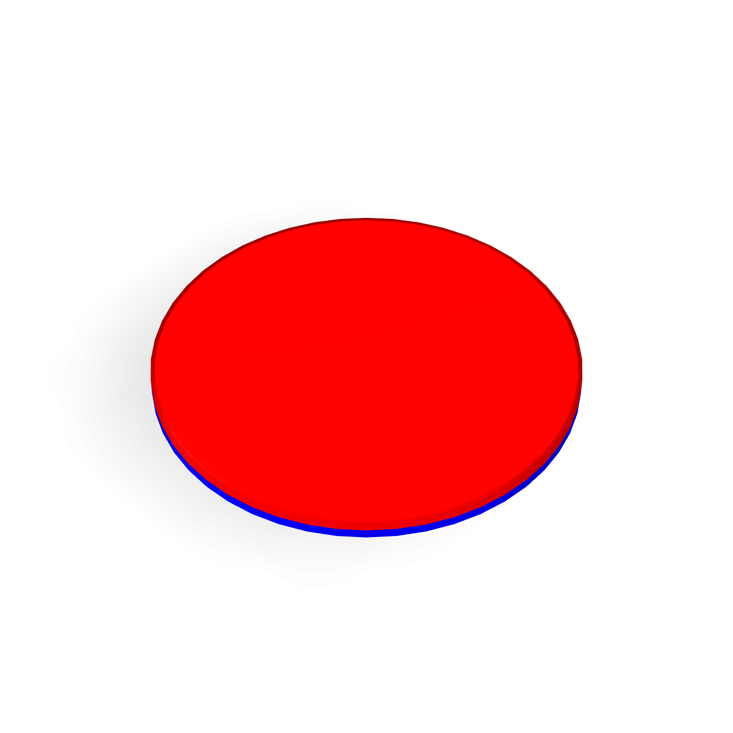 Neodymium Disc Magnet Φ21mm Polarity