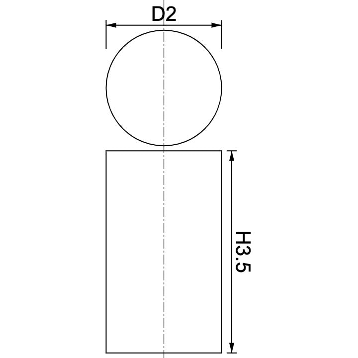 Neodymium Disc Magnet Φ2.0mm x 3.5mm