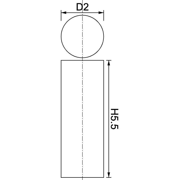 Neodymium Disc Magnet Φ2.0mm x 5.5mm