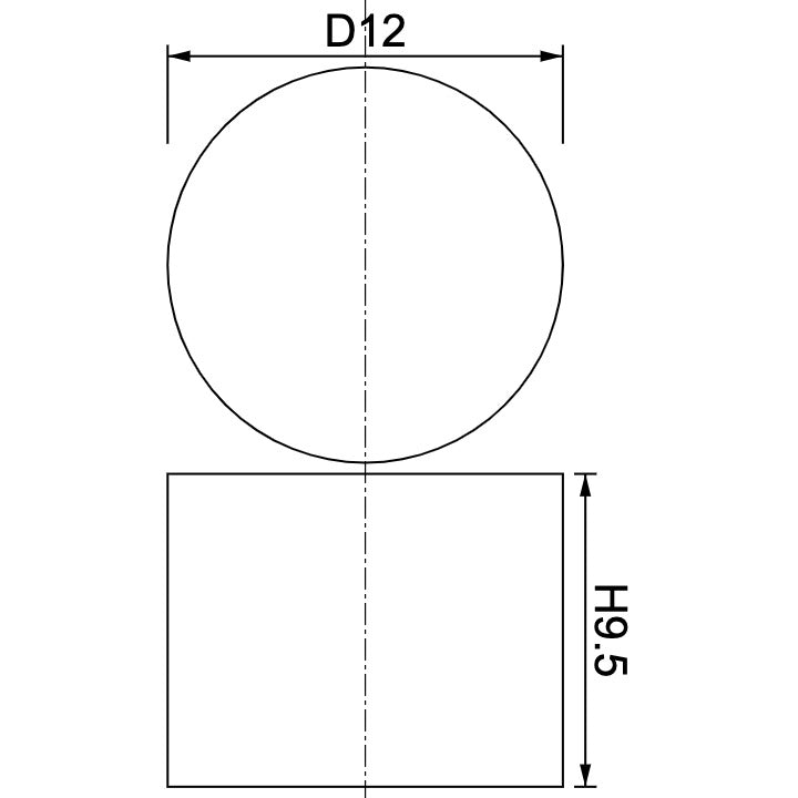 Neodymium Disc Magnet Φ12mm x 9.5mm