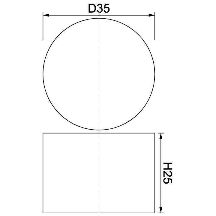 Neodymium Disc Magnet Φ35mm