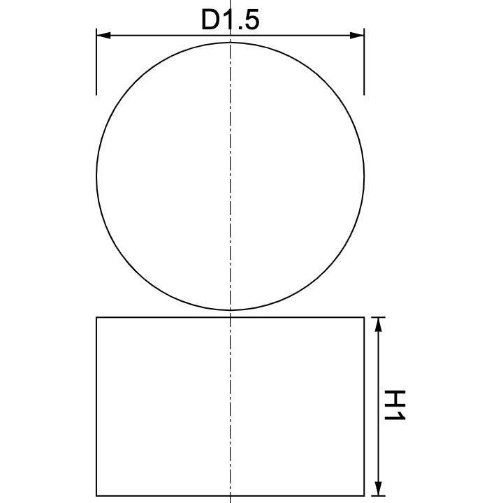 Neodymium Disc Magnet Φ1.5mm x 1mm