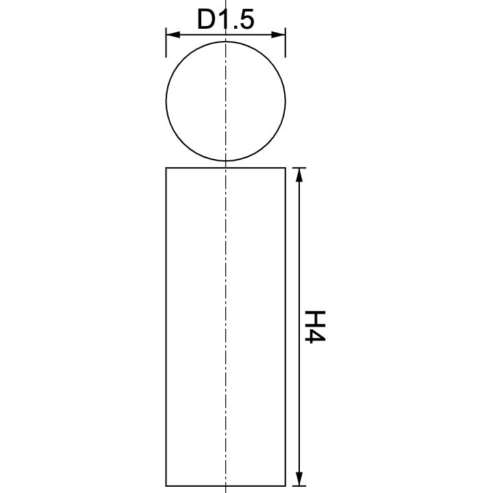 Neodymium Disc Magnet Φ1.5mm x 4mm