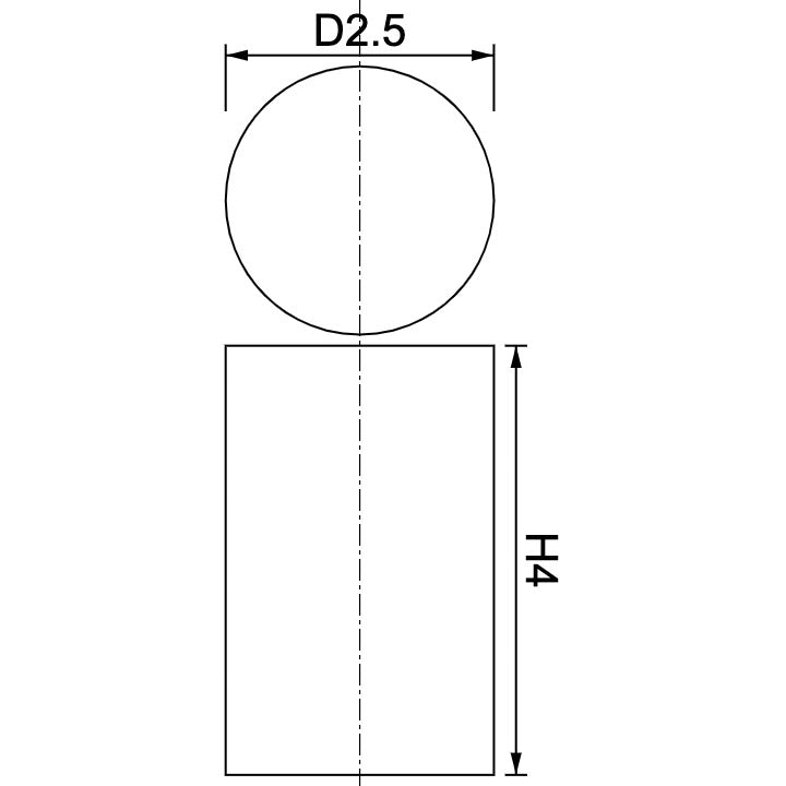 Neodymium Disc Magnet Φ2.5mm