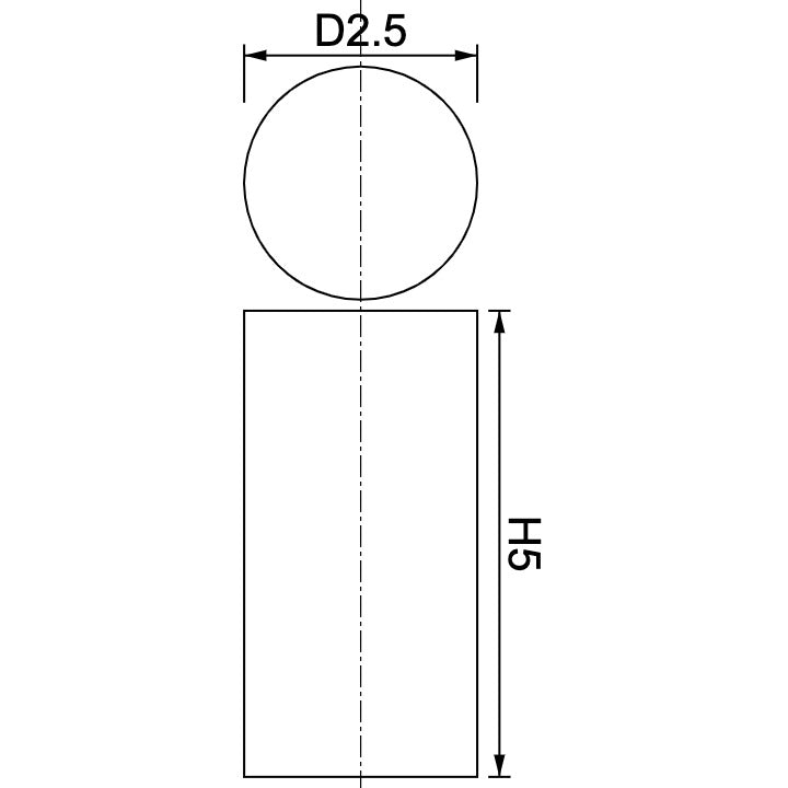 Neodymium Disc Magnet Φ2.5mm