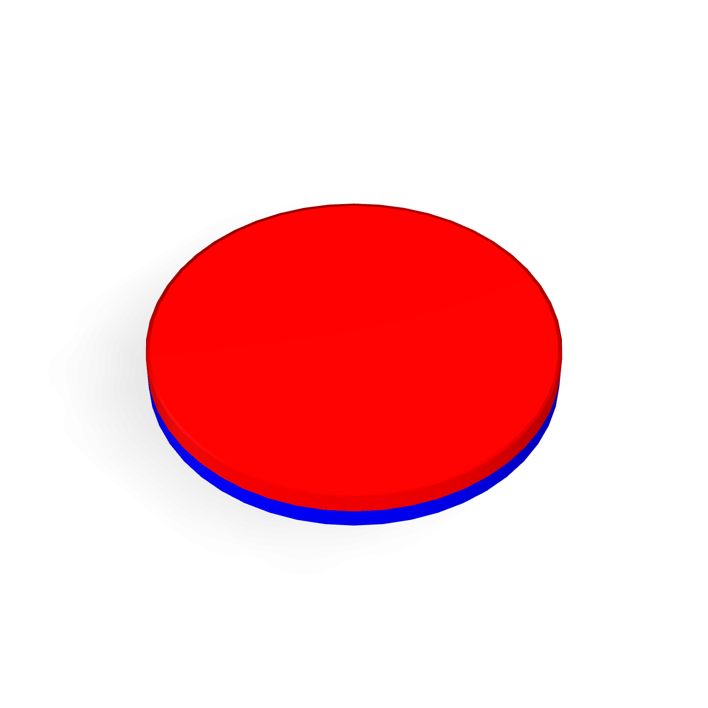 Neodymium Disc Magnet Diameter 50mm Polarity