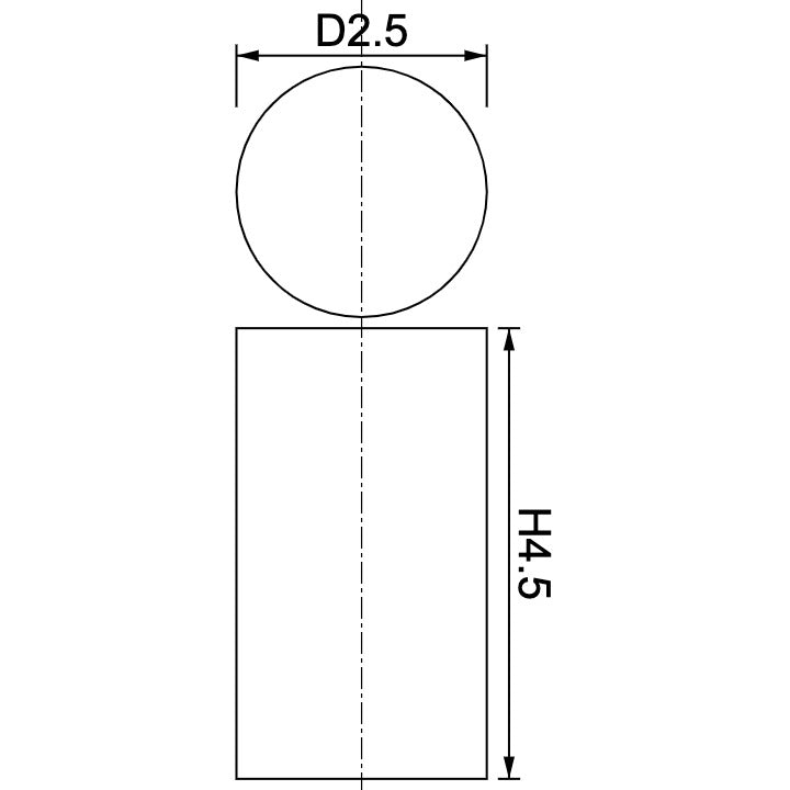 Neodymium Disc Magnet Φ2.5mm