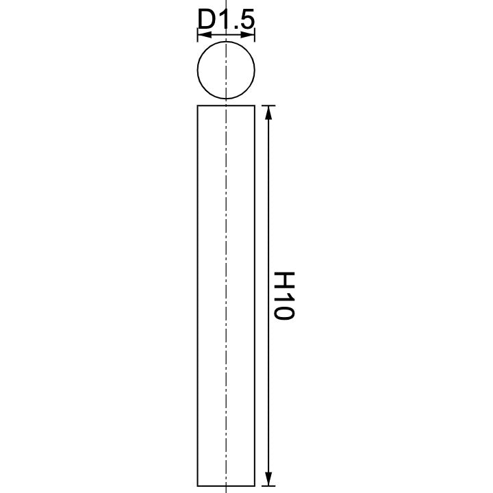 Neodymium Disc Magnet Φ1.5mm x 10mm