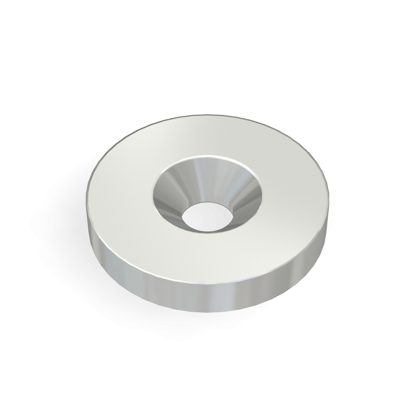 Neodymium Disc Magnet with Countersunk Hole Φ24mm x Φ5.3mm x 4mm /M5