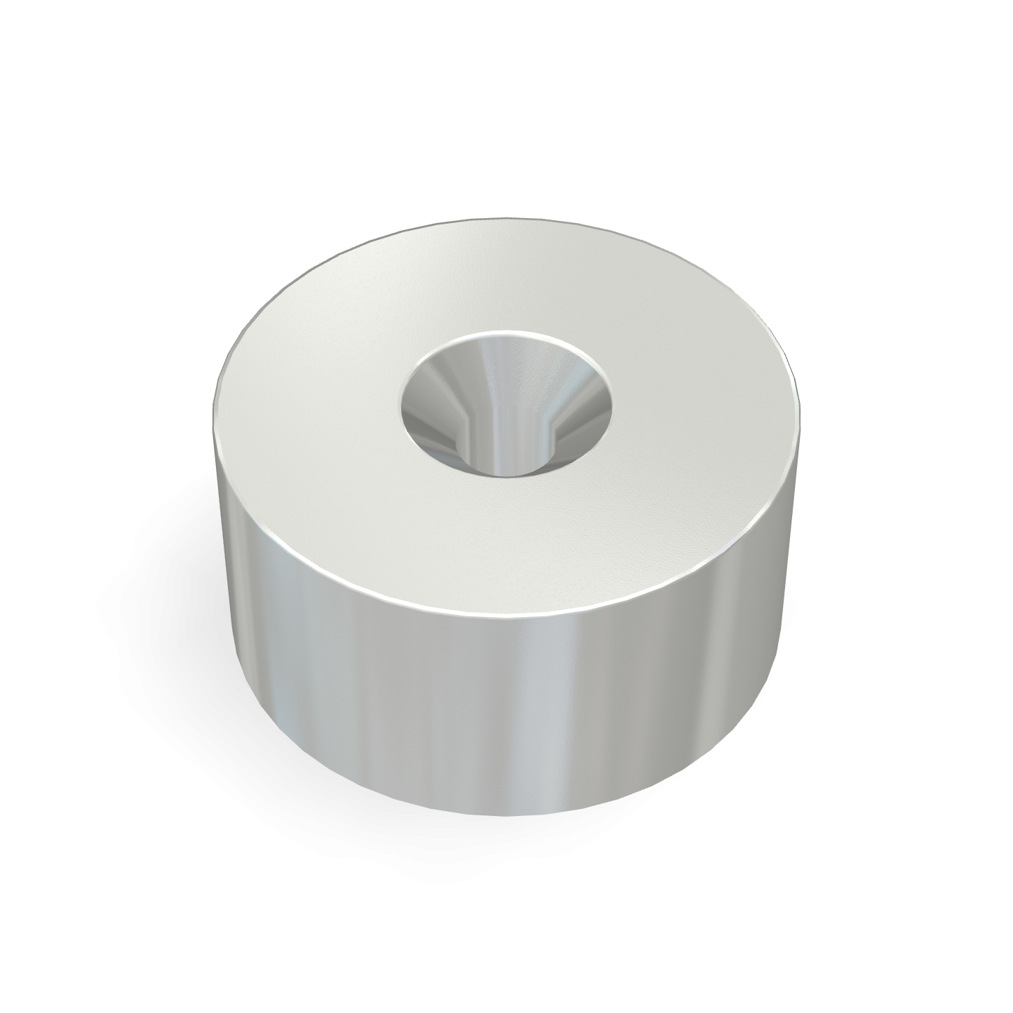 Neodymium Disc Magnet with Countersunk Hole Φ30mm X Φ5.3mm X 15mm /M5