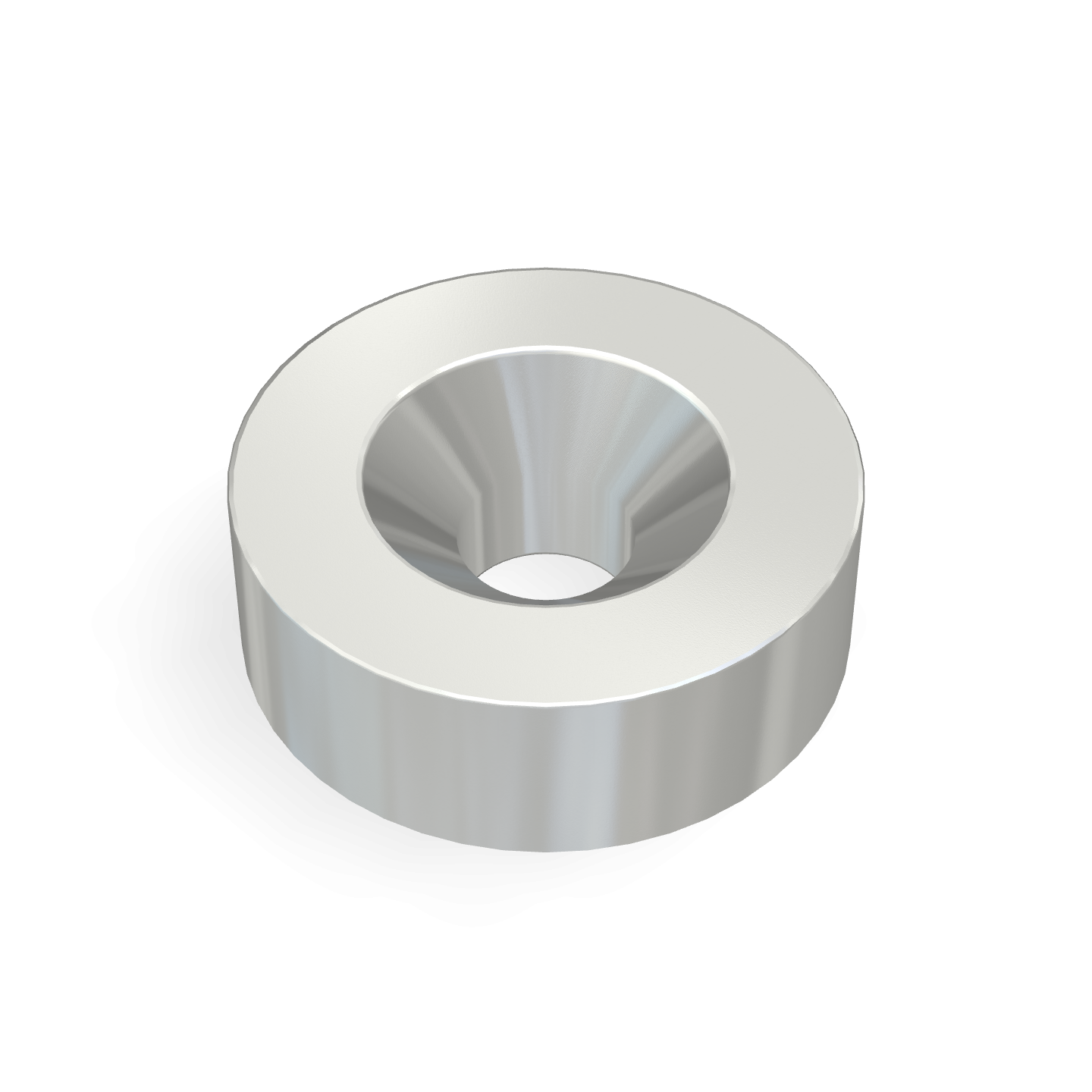 Neodymium Disc Magnet with Countersunk Hole Φ15mm X Φ4.3mm X 5mm /M4